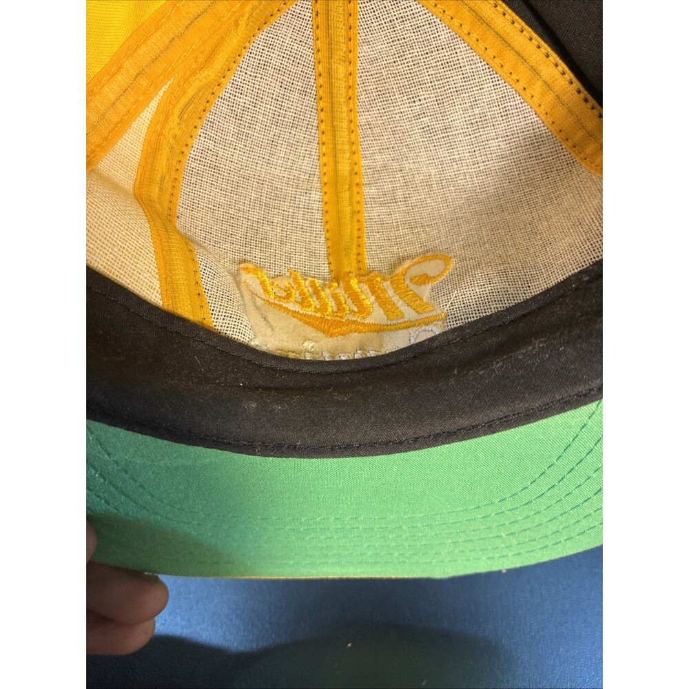 Vintage Rusty Wallace Miller Genuine Draft Racing Team Snapback Hat Cap 90s MGD - Picture 6 of 7